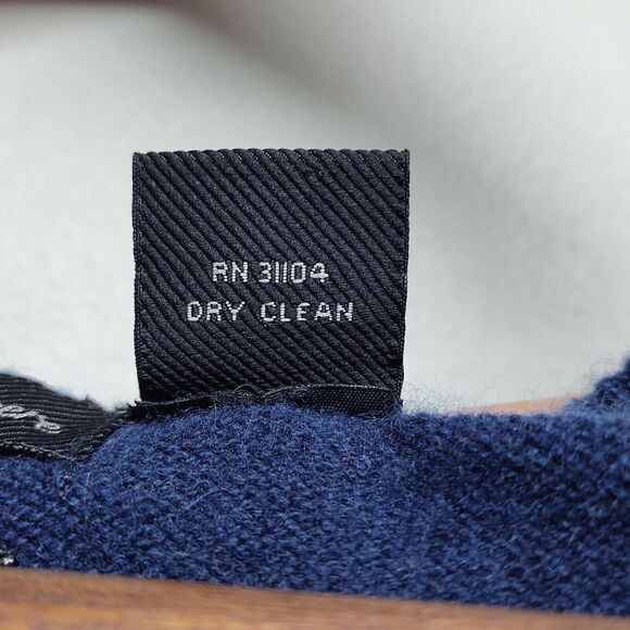 W.H. Belk Cashmere Sweater Men Size XL Blue V-Neck Winter Preppy Casual - Picture 7 of 7